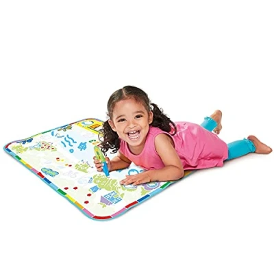 Afbeelding van Aquadoodle My First Discovery (Roll n Go) Water Doodle Mat, Official TOMY No Mess Colouring &amp; Drawing Game, Suitable for Toddlers and Children, Boys Girls from 18 Months+,E73076