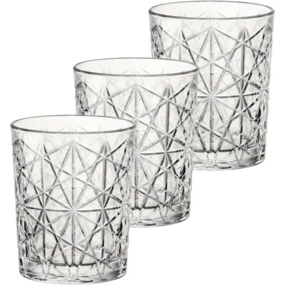 Afbeelding van Bormioli Whisky glazen 12x Lounge serie transparant 390 ml Whiskeyglazen