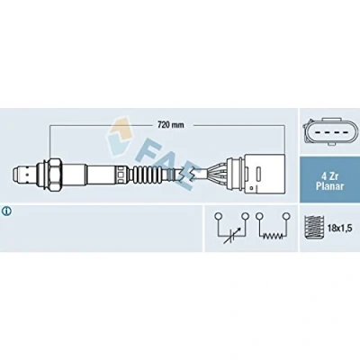 Afbeelding van Fae Lambda sonde 77204