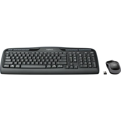 Afbeelding van Logitech Wireless Combo MK330 toetsenbord USB QWERTY Engels Inclusief muis Zwart