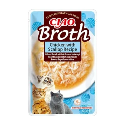 Afbeelding van CIAO Broth kat Kip &amp; Sint Jacobsschelp