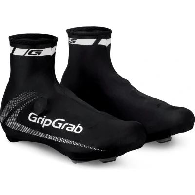 Afbeelding van GripGrab RaceAero Lichtgewicht Zomer Wielren Overschoenen Race Fiets Aero Tijdrit Fietsoverschoenen Zwart Unisex Maat One Size
