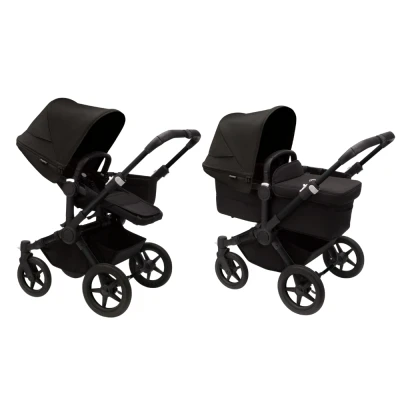 Afbeelding van Bugaboo Donkey5 Mono Kinderwagen Black Midnight