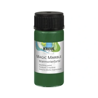 Afbeelding van KREUL Groene Magic marble Marmer effect verf 20ml voor eindeloze toepassingen zoals toepassingen, van achtergronden schilderijen tot gitaren