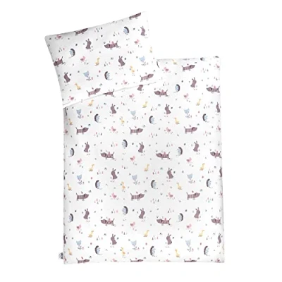 Afbeelding van Zöllner Kinderovertrekset Crazy Animals met verschillende dieren (2 delig)