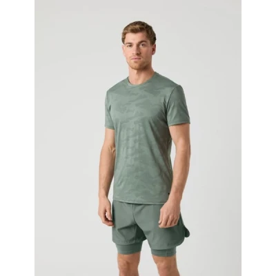 Afbeelding van Björn Borg Performance Tshirt print, Heren, Maat: Large, Agave green