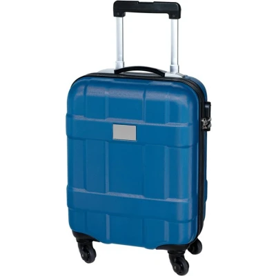 Afbeelding van Concorde Handbagage/cabine reis trolley koffer met zwenkwielen 55 x 35 20 cm blauw