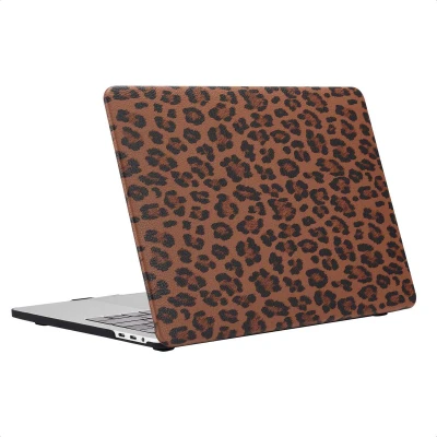 Afbeelding van Selencia Sabi Cover / Hardcase MacBook Pro 13 Inch (2020 2022) Kunstleder Mocha Brown