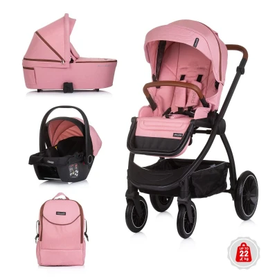 Afbeelding van Chipolino Kinderwagen Prestige 3 in 1 Marshmallow tot 22 kg