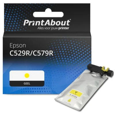 Afbeelding van Huismerk Epson C529R/C579R (T01D400) Inktcartridge Geel Extra hoge capaciteit