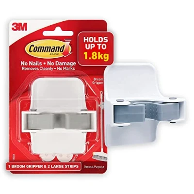 Afbeelding van Command 17007 ES Bezem Gripper (1 Haak, 2 Strips/Pack), Meerkleurig