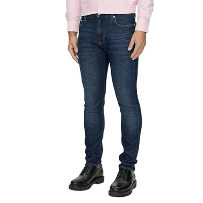 Afbeelding van Tommy Hilfiger Heren Slim Bleecker PSTR Benton Blauw Slim, Blauw, 29W/36L, 29W / 36L