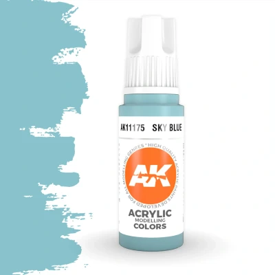 Afbeelding van Sky Blue Acrylic Modelling Colors 17ml AK11175