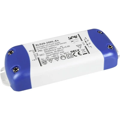 Afbeelding van Self Electronics SLD30 700IL ES LED driver Constante stroomsterkte 30.8 W 700 mA 22 44 V/DC Dimbaar, Montage op ontvlambare oppervlakken,