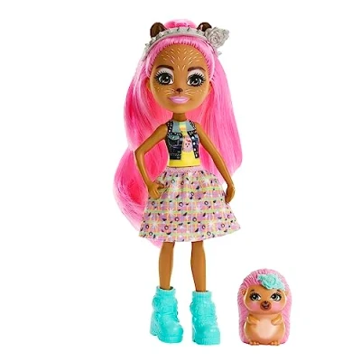 Afbeelding van Mattel Enchantimals City Tails Pop Hensley Egel en Spiney