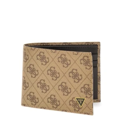 Afbeelding van GUESS Vezzola Billfold Coin Wallet Beige/Brown