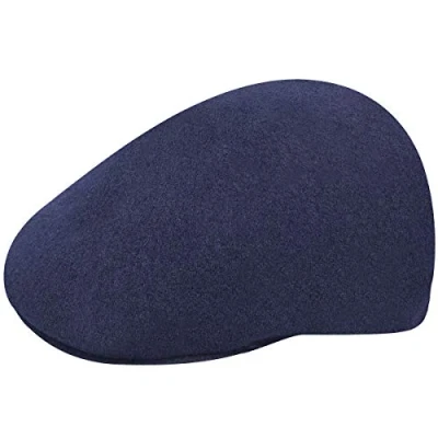 Afbeelding van Kangol Seamless Wool 507 Pet voor heren, blauw, XL