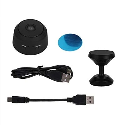 Afbeelding van Mini Wifi Camera, APP Remote A9 IR Nacht 1080P Draadloze Camera HD Video Babyfoon met 150 Graden Kijkhoek voor Home Security System(zwart)