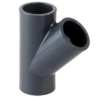 Afbeelding van T stuk PVC 45gr 50 mm 16 bar (3x lijmmof)