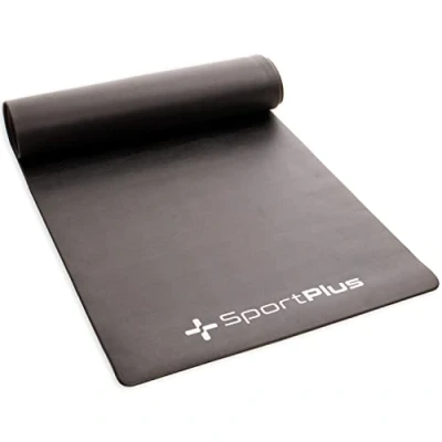 Afbeelding van SportPlus Vloerbeschermingsmat voor loopbanden, roeitoestellen, hometrainer en crosstrainer, duurzaam, afmetingen ca. 200 x 90 0,6 cm (l b h)