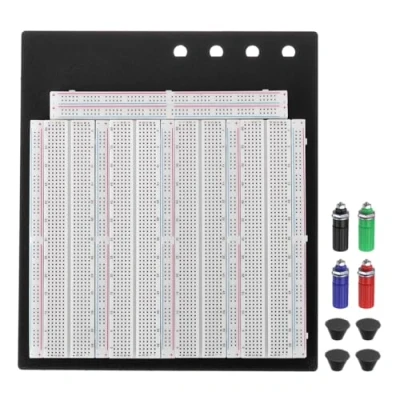 Afbeelding van 3220 Tie Points Breadboard, ZY 208 Solderless Test Breadboard Herbruikbare voor Circuit Testen, Elektronische Circuits Assemblage Debugging en Training