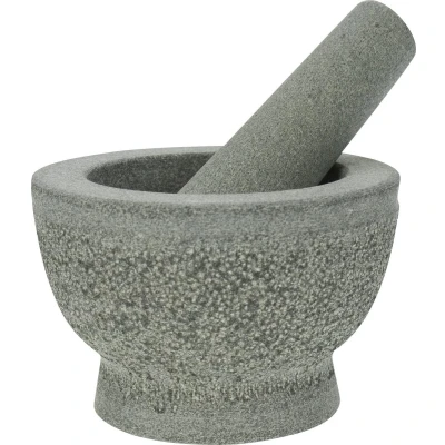 Afbeelding van Cosy &amp; Trendy Mortier En Stamper D13X8,5Cm Grijs