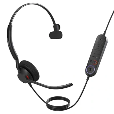 Afbeelding van Jabra Engage 40 Headset Bedraad Hoofdband Kantoor/callcenter USB Type A Bluetooth Zwart