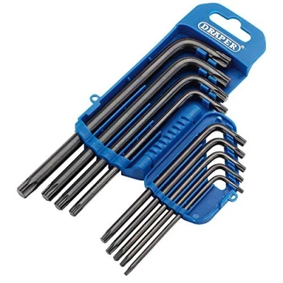 Afbeelding van Draper Set van 9 lange Torx® mannelijke toetsen