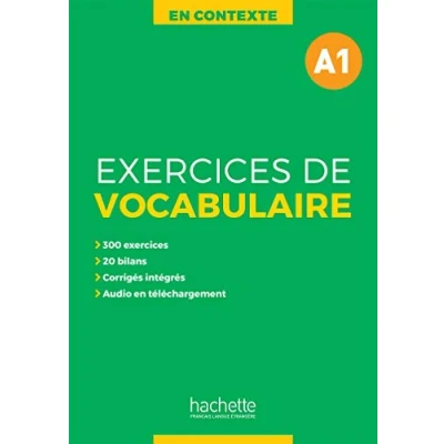 Afbeelding van En Contexte Exercices de vocabulaire + audio MP3 corrigés (A1): H.EXERCICES