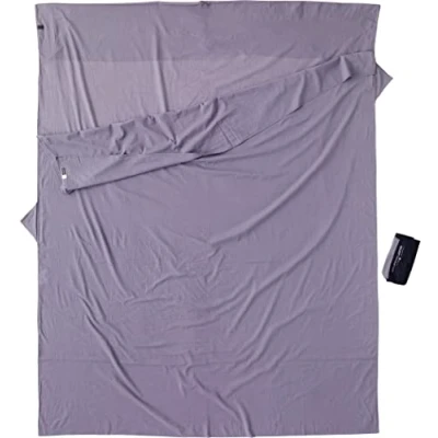 Afbeelding van Cocoon Travelsheet Insectshield Doublesize, Elephant Grey Lakenzak
