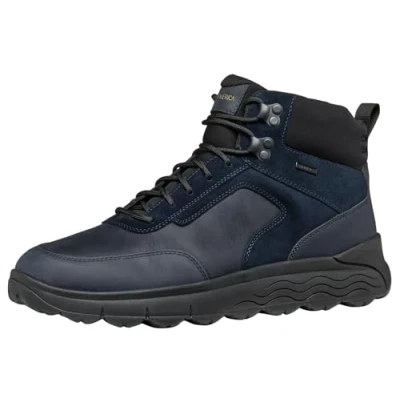 Afbeelding van Geox Heren U Spherica 4x4 B ABX enkellaars, Donkerblauw, 45 EU