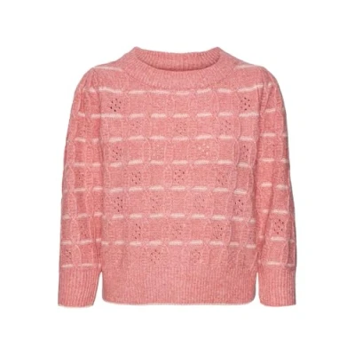 Afbeelding van Vero Moda Vmnewleonor 3/4 Oneck BOO Trui, Dames, Maat: XS, Dubarry