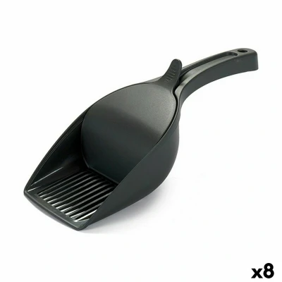 Afbeelding van Stofblik Stefanplast Antraciet Plastic 12 X 7 27, 5 cm (8 Stuks)