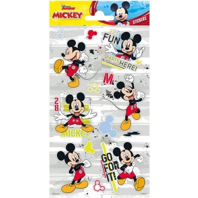 Afbeelding van Funny Products Stickers Mickey Mouse 20 X 10 Cm Papier 13 Stuks