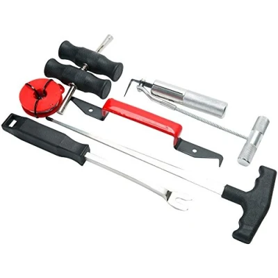 Afbeelding van FreeTec 7 delig inbouw demontage reparatie auto voorruit set onmisbaar gereedschap voor