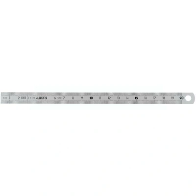 Afbeelding van Facom flexibele rvs linialen dubbelzijdig 200 mm DELA.1051.200