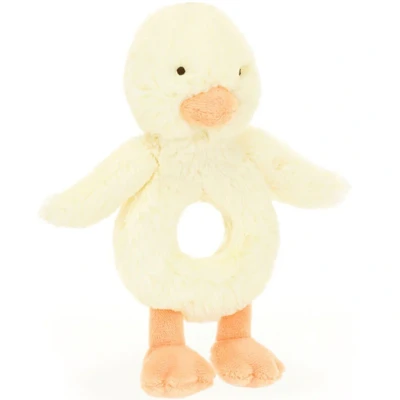 Afbeelding van Jellycat rammelaar bashful eendje 18 cm