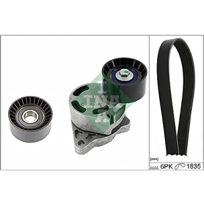 Afbeelding van INA Poly V riemen kit 529 0436 10