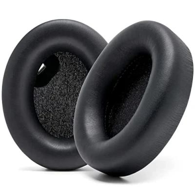 Afbeelding van WC Wicked Cushions Extra Dikke Oorkussens voor Sony WH1000XM4 Hoofdtelefoon Zachte PU Lederen Kussens, Luxueus Geluidsisolerend Geheugenschuim, Dikte Zonder Uitschakeling Aan/Uit Sensor Zwart