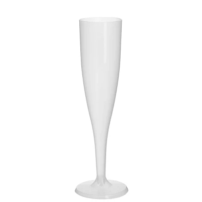 Afbeelding van Reusable PP Champagne Flute 100cc per pak!