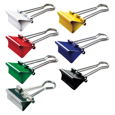 Afbeelding van Papierklem MAUL 215 foldback 19mm capaciteit 7mm assorti