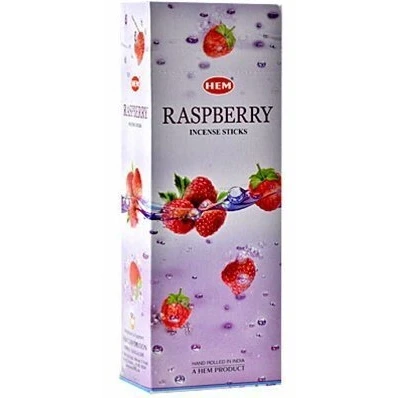 Afbeelding van Hem 6 Pack 20 Stick Raspberry Doos Van Zes Buizen, 120 Sticks Totaal Wierook