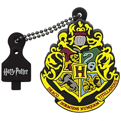 Afbeelding van Emtec ECMMD16GHPC05 USB stick 2.0 licentieserie Harry Potter Collection 16 GB Hogwarts materiaal rubber zacht, rood
