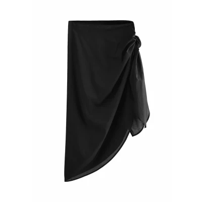 Afbeelding van Next Sarong Coverup Regular FIT Strandaccessoire, Dames, Maat: One Size, Black