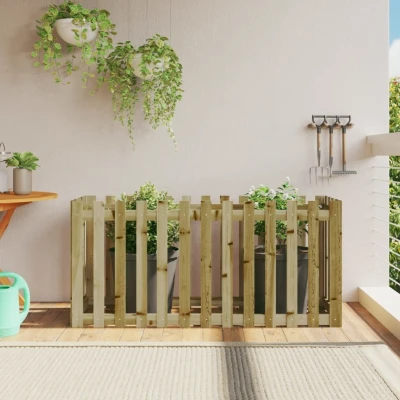 Afbeelding van Plantenbak verhoogd hekontwerp 150x50x70 cm geïmpregneerd hout