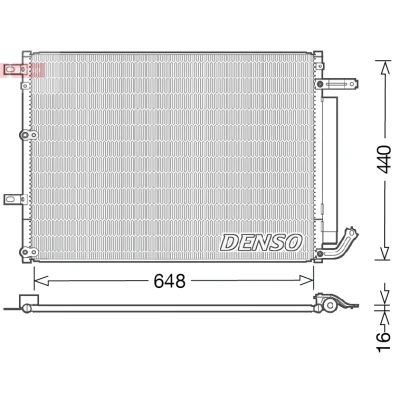 Afbeelding van Denso Airco condensor DCN06018