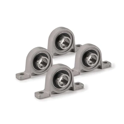 Afbeelding van XiKe 4 stuks KP002 boring 15 mm zinklegering flens gemonteerde hoofdkussen blok lagers, Past op 3D printer/DIY/CNC Machine, Robotica en Lineair bewegingssysteem.