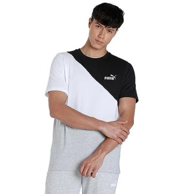 Afbeelding van Puma Power CAT Tshirt print, Heren, Maat: XL, Light gray heather