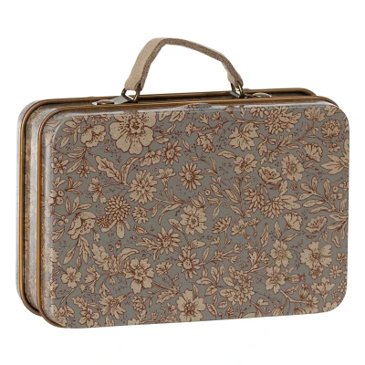 Afbeelding van Maileg koffertje blossom grey 11 cm