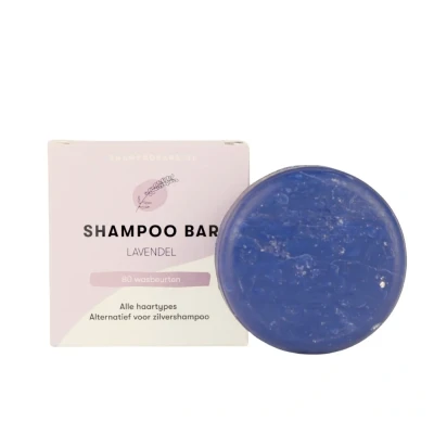 Afbeelding van Shampoo bar 100% Vegan, plastic en palmolievrij Lavendel (zilvershampoo)